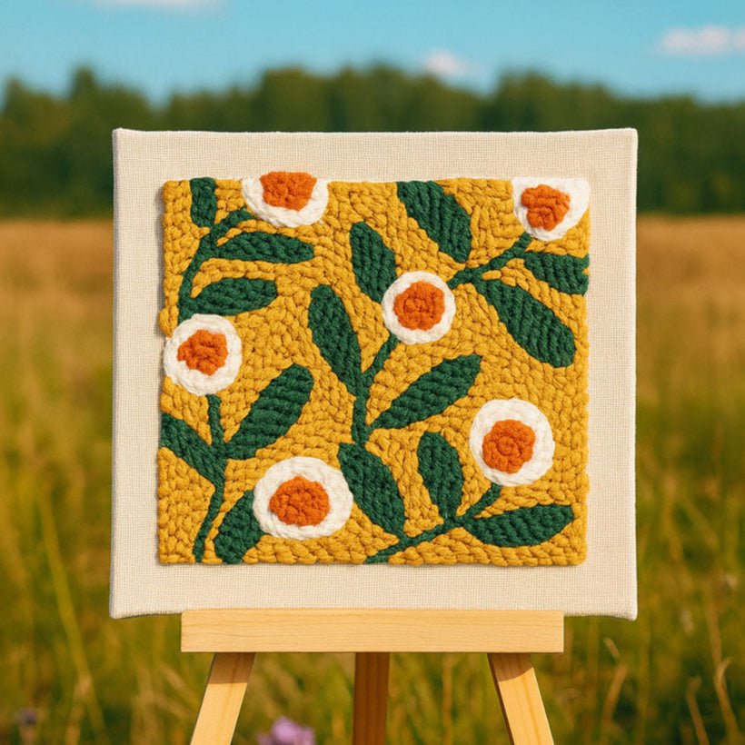 Sunset Bloom - Premium Embroidery Kits