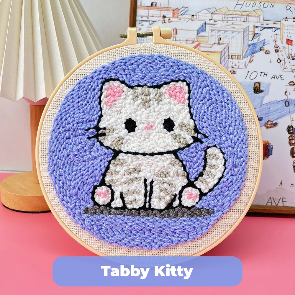 Tabby Kitty - Premium Embroidery Kits
