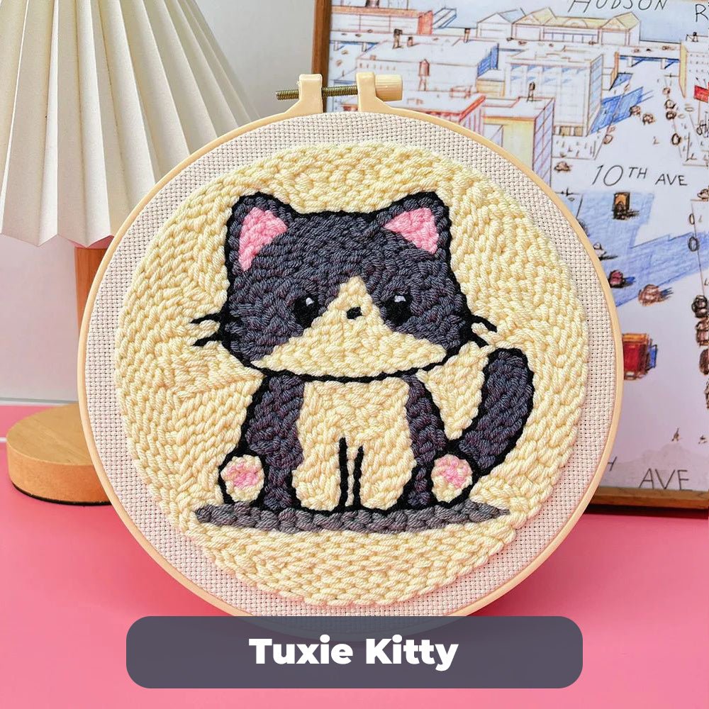 Tuxie Kitty - Premium Embroidery Kits