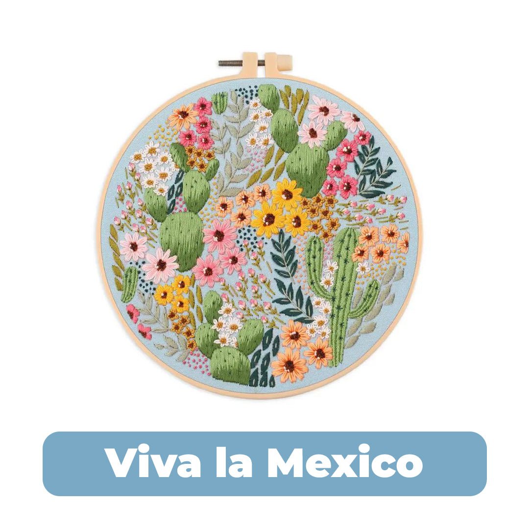 Viva la Mexico - Premium Embroidery Kits