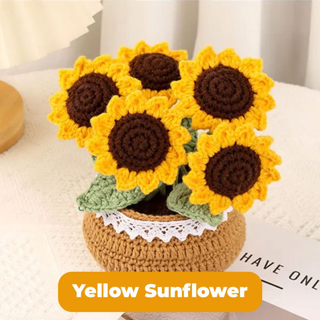Yellow Sunflower - Premium Embroidery Kits